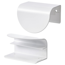IKEA LATMASK (ИКЕА ЛАТМАСК) — Зажимное приспособление, белый, 60 мм 2 шт.