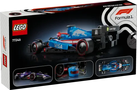 Конструктор LEGO Speed Champions 77246 Гоночный автомобиль Visa Cash App RB VCARB 01 F1