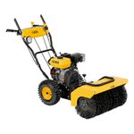 Снегоуборочная машина гибридная с функцией подметания Denzel SWB-600, 212 сс, руч. старт, 2 насадки