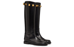 Valentino Garavani Roman Stud Round Toe Boots