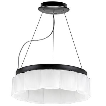 Люстра подвесная 812126 черный/белый Nibbler Lightstar