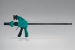 KRAFTOOL KRAFTFLEX GDH-300/60 в отверстия 20 мм, вертикальная быстрозажимная струбцина пистолетного типа (32801)
