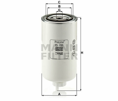 Фильтр топливный PL 250