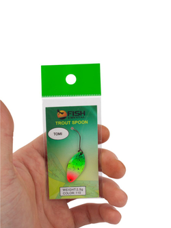 Блесна Fish Crystal TOMI 24 мм 2.5 г на форель цвет 110