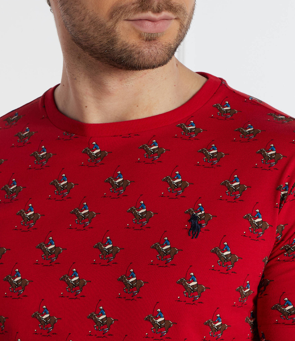 Футболка POLO RALPH LAUREN - красный(710934355)
