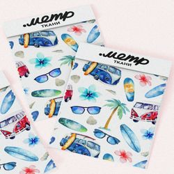 Ткань мембрана автобусы на пляже