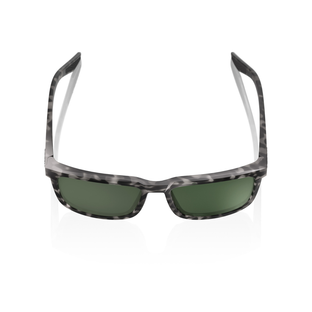 Спортивные очки 100% BLAKE Matte Black Havana - Grey-Green Lens