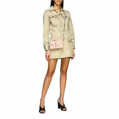 Клатч Saint Laurent Monogram Mini светло-розовый