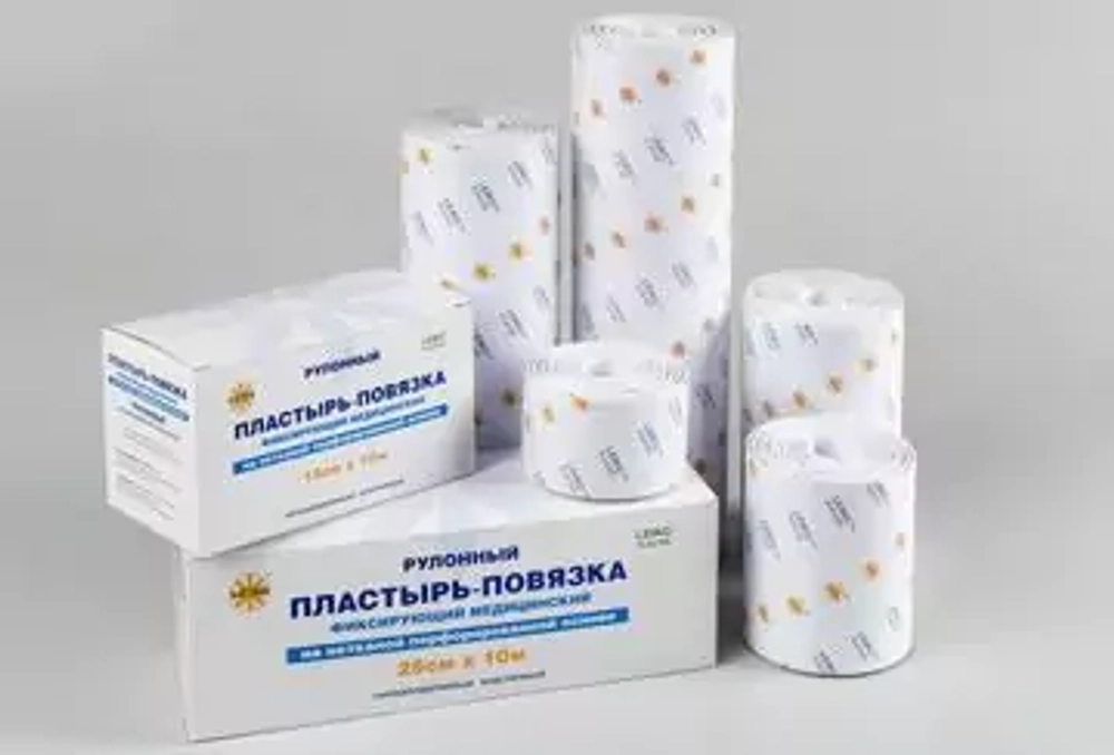 Пластырь-повязка  LEIKO "ЛИПКИЙ БИНТ"  перф. неткан. осн. рулон. инд.уп. 30,0х10м (картон. уп.)
