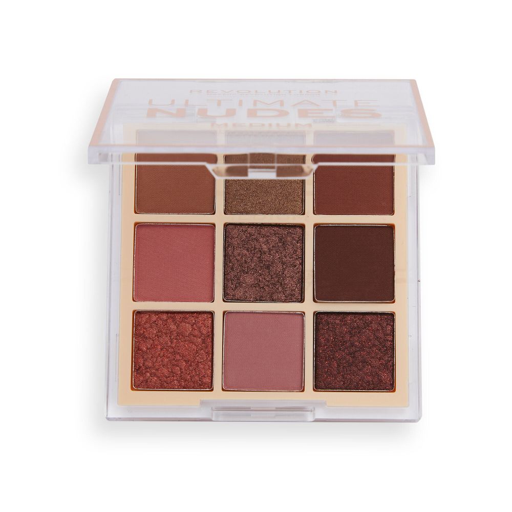 Палетка теней для век Makeup Revolution Ultimate Nudes Eyeshadow Palette - Medium