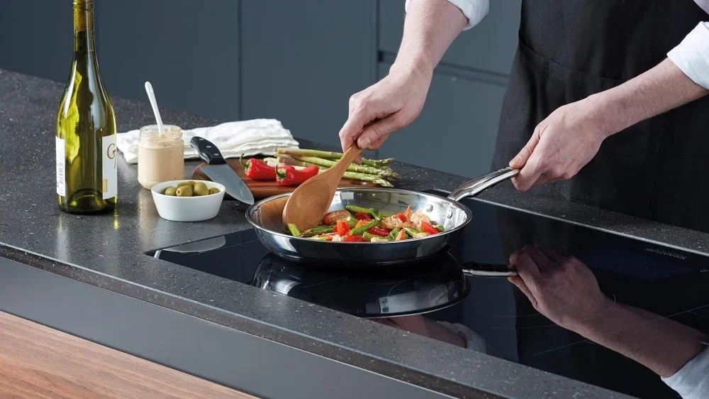 Индукционная варочная панель, ш. 93 см, серебро Signature Kitchen Suite SKSIT3621MS