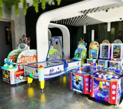 Готовый бизнес: игровая площадка 25 м² с 16 детскими автоматами (автономна, без сотрудников)