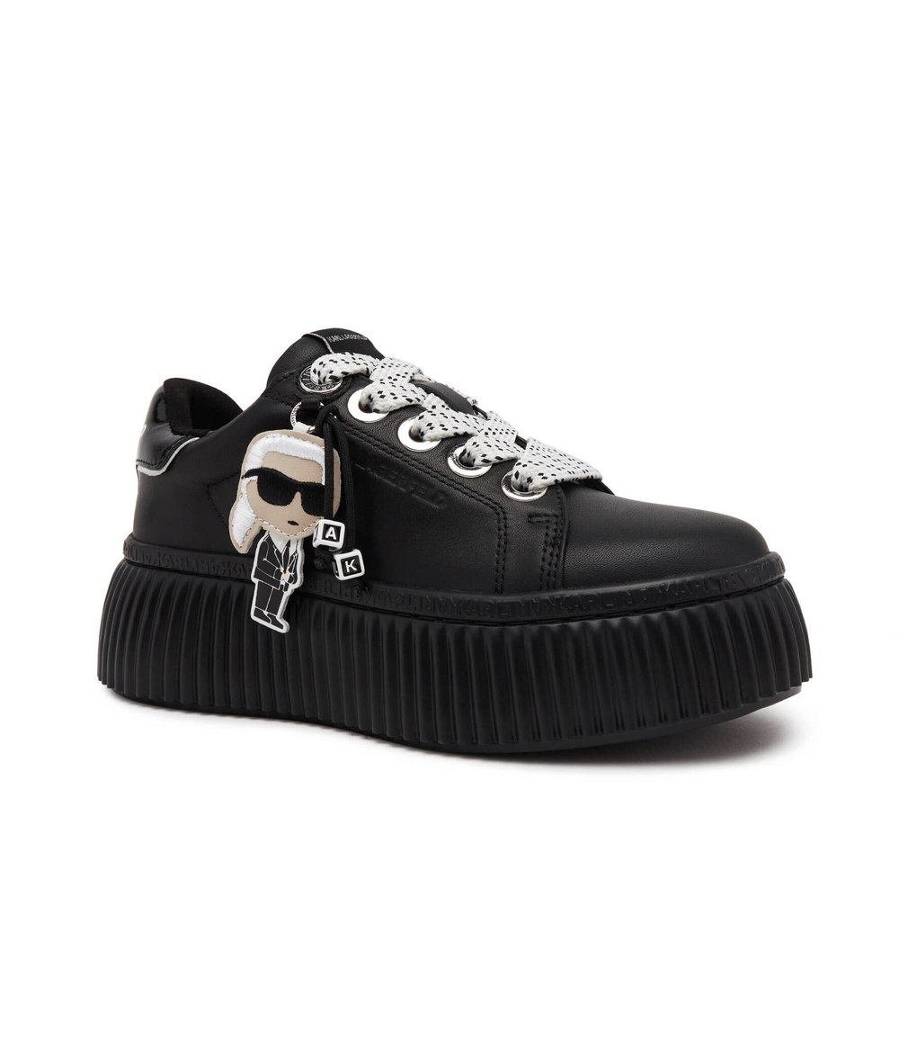 Кожаные кроссовки kreeper lo karl nft Karl Lagerfeld - черный(KL42376N)