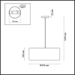 3745/3 MODERNI LN26 526 никель/белый, металл/текстиль Подвес E27 3*60W 220V NIKKI