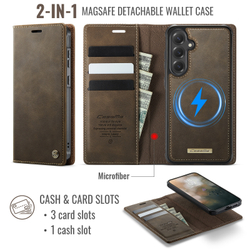 Чехол-кошелек CaseMe 2 in 1 MagSafe Samsung Galaxy S24+