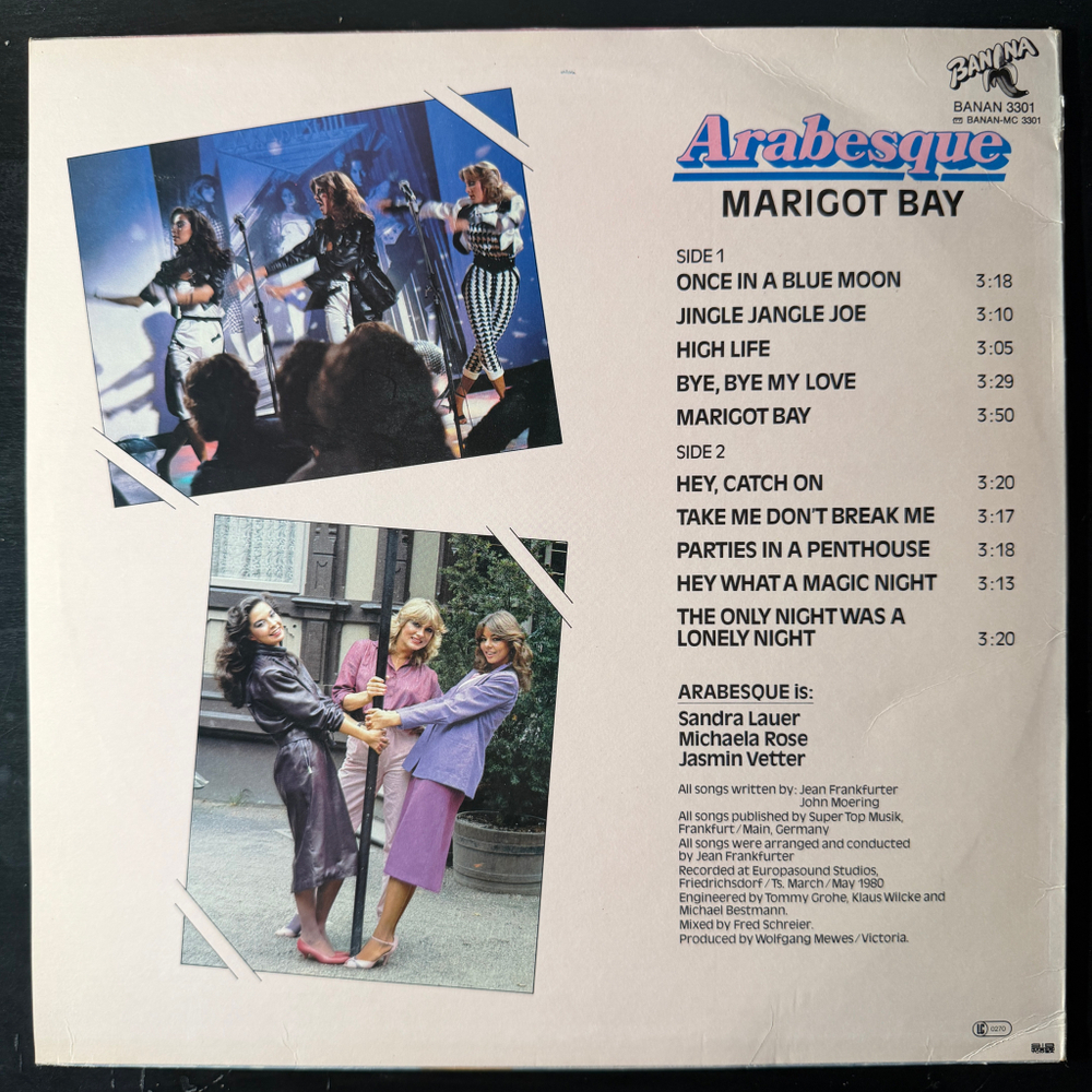 Arabesque ‎– Marigot Bay (Скандинавия 1971г.)