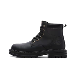 alt="Dickies Black 233M50LXS83C высокие черные ботинки вид сбоку на белом фоне"