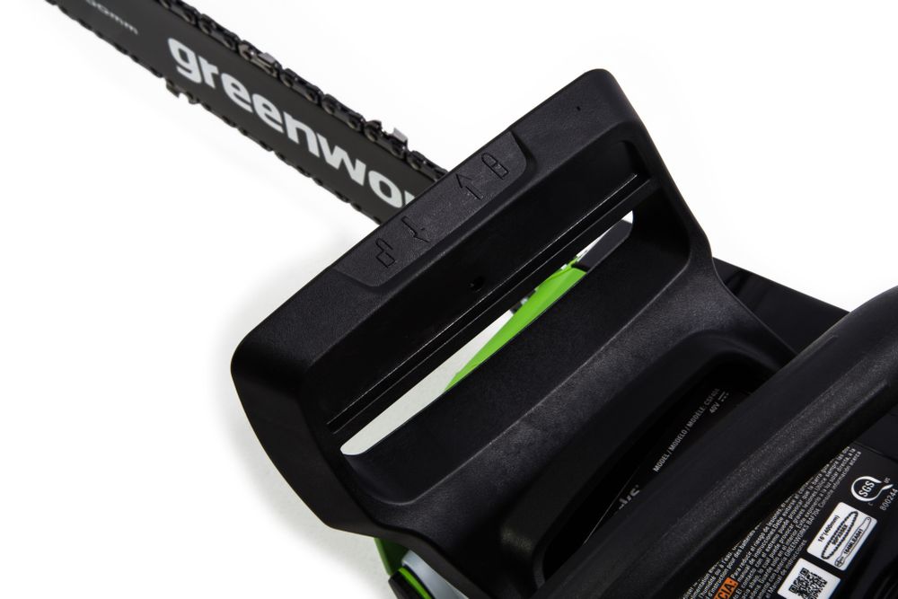 Аккумуляторная цепная пила Greenworks GD40CS18K5, 40v, 40 см, АКБ 5 А·ч и ЗУ