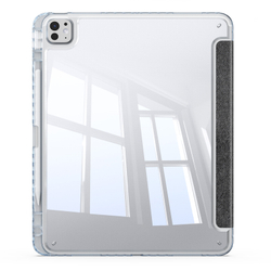 Чехол книжка черного цвета от Dux Ducis для Apple iPad Pro 13 с 2024 года, серия Unid Series Case, с держателем Apple Pencil и функцией автоматического перехода в спящий режим