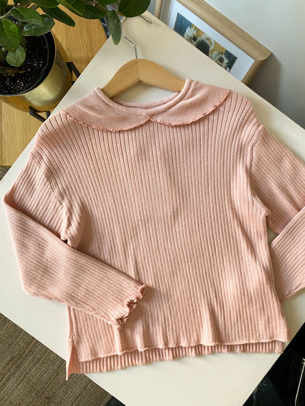 Новая хлопковая блузка Zara, 104