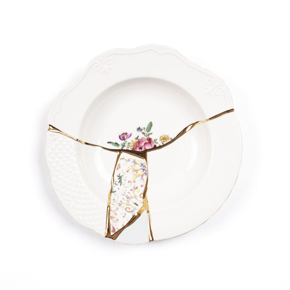 Глубокая тарелка Kintsugi