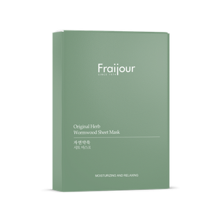 [Fraijour] НАБОР Тканевая маска для лица РАСТИТЕЛЬНЫЕ ЭКСТРАКТЫ Original Herb Wormwood Sheet Mask, 5 шт * 23 мл ПБК