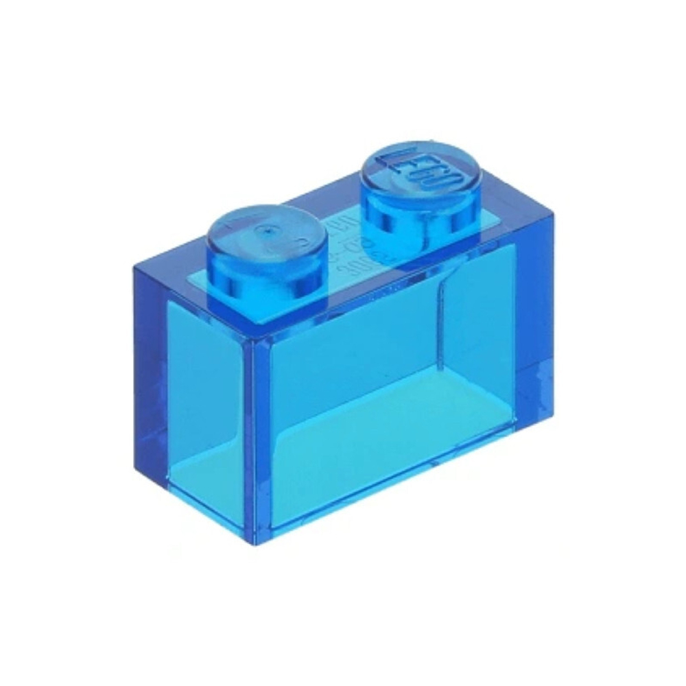 Lego Кирпич 1x2 без внутреннего крепежа (синий) 306543