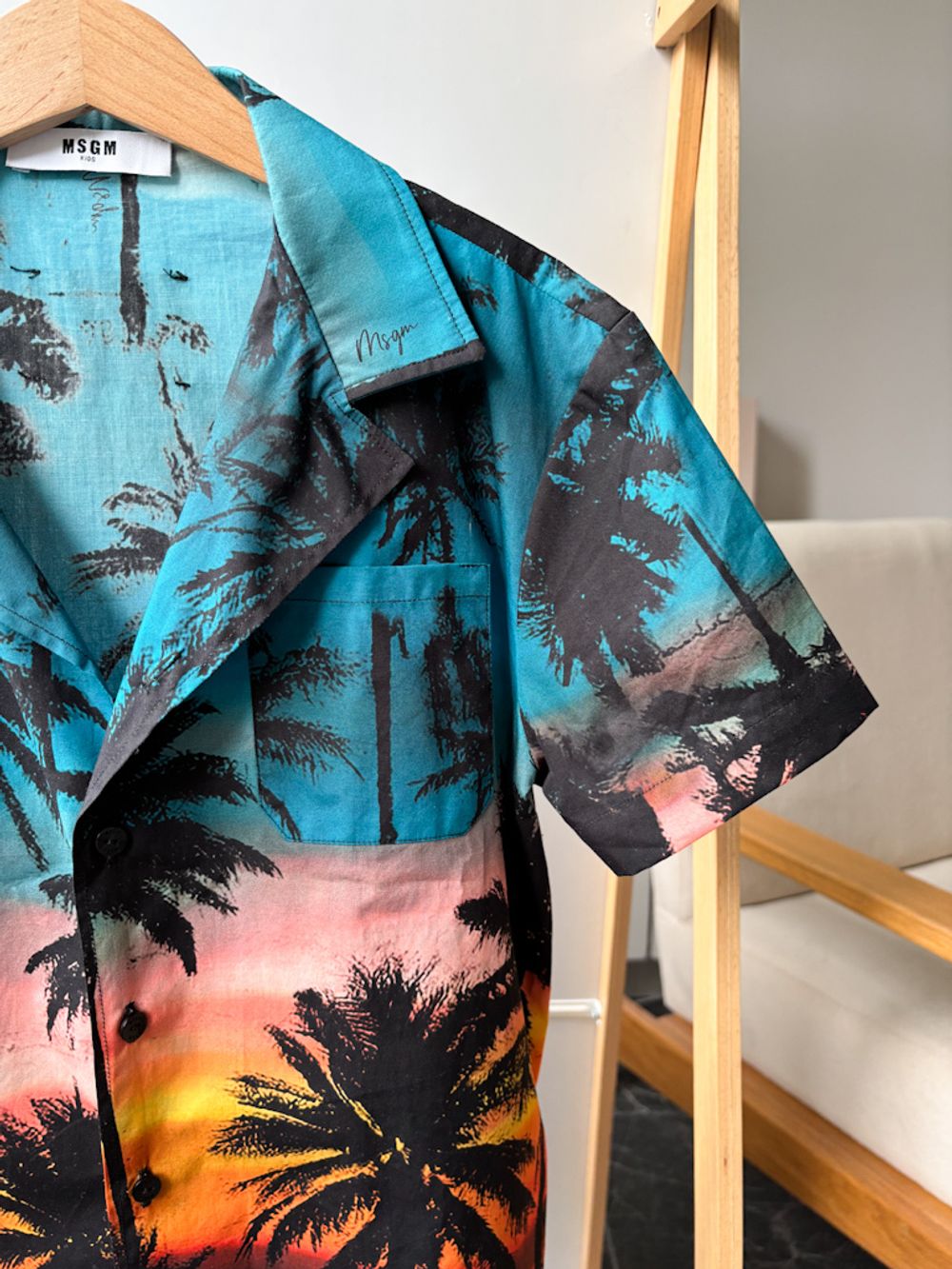 Хлопковая рубашка MSGM, 128