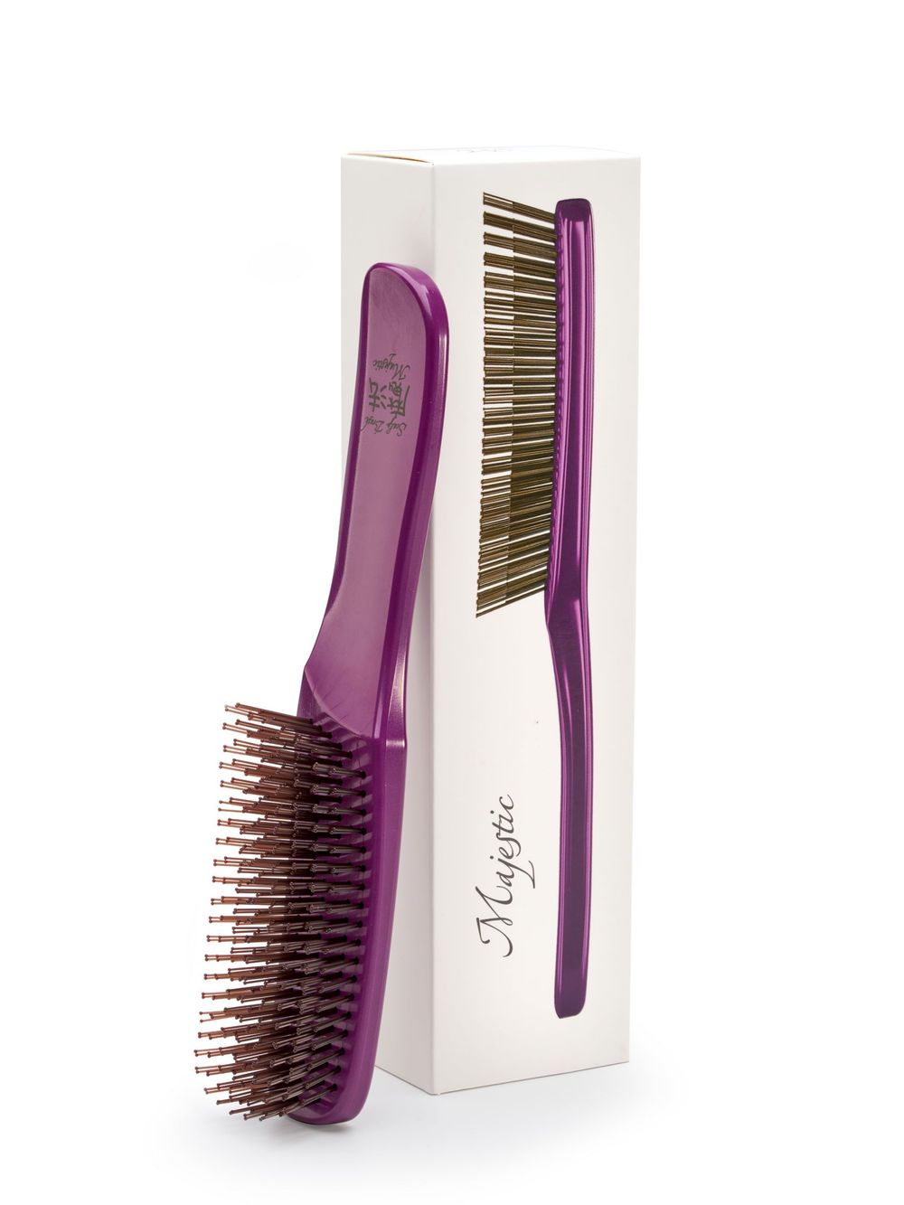 Расческа Majestic Scalp Brush фиолетовый жемчуг