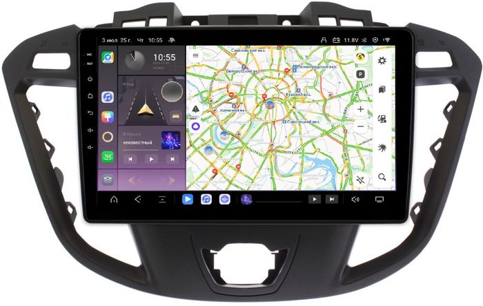 Магнитола для Ford Transit Custom 2012+ - Kuberg OL-9288 QLed, Android 13, Быстрейшая, CarPlay, SIM-слот
