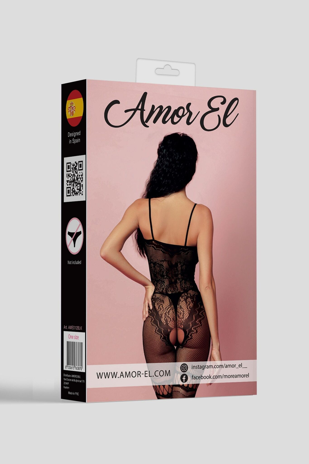 Кэтсьюит-сетка Valencia с интимным доступом (Размер: XL-XXL) (Цвет: черный)