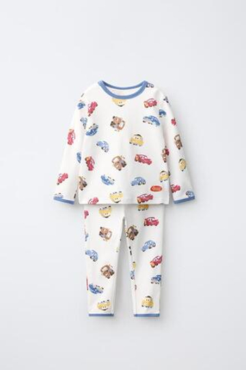 ZARA ПИЖАМА С ПРИНТОМ CARS © DISNEY, БЕЛЫЙ