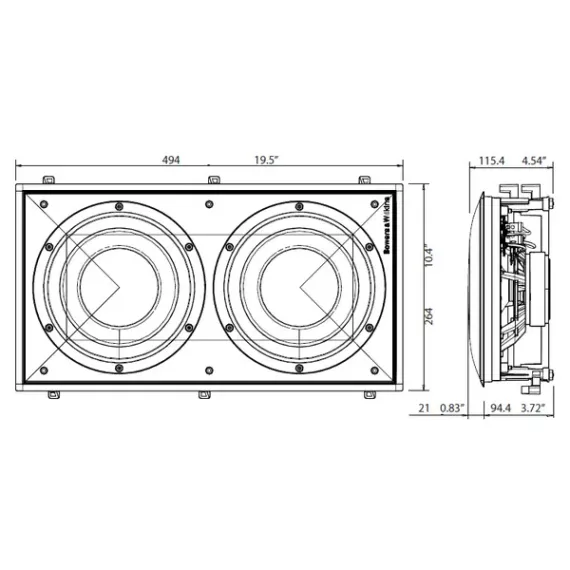 Bowers &amp; Wilkins ISW-4 White