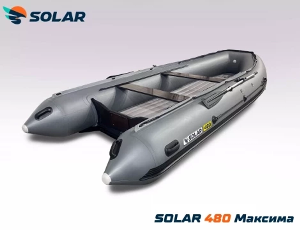 Лодка надувная моторная solar-480 к
