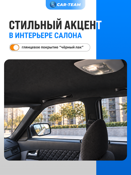 Ручки потолка (поручни) Лада Приора, Гранта, Калина 2, Гранта FL, Калина 1, Шевроле Нива, ВАЗ 2110, 2111, 2112 (черный лак)