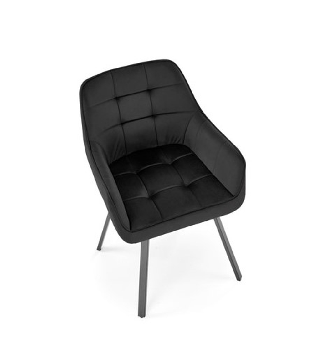Стул HALMAR K588 черный/черный