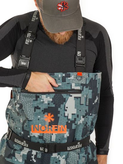 Полукомбинезон забродный NORFIN Pilot Camo Bootfoot