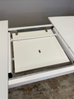 Стол KENNER SL1600s белый/стекло белое глянец