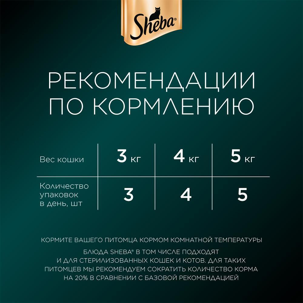 Форель ломтики в желе, 75г влажный корм для кошек Sheba