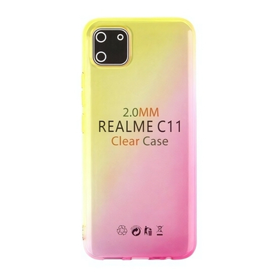 Чехол для Realme C11 Градиент, ТПУ, 012965
