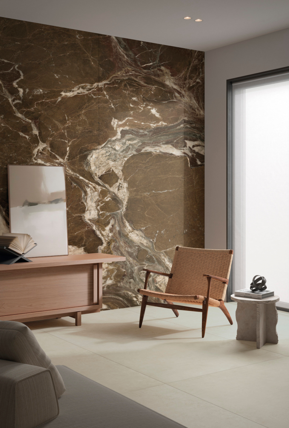 FMG Maxfine Marmi Brown Fusion Lucidato 150x300