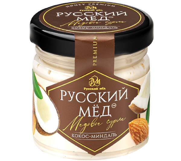 Медовое суфле кокос-миндаль Русский мёд 40 мл