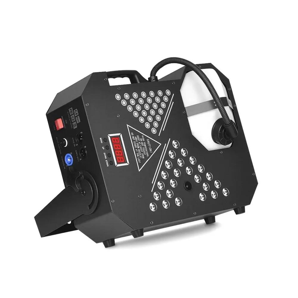 Дым-машина MOKA SFX MK-F01 1500 Вт с RGB-подсветкой — DMX512