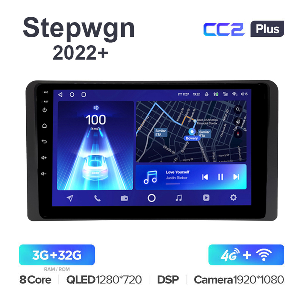 Teyes CC2 Plus 10,2"для Honda Stepwgn 2022+  (прав)