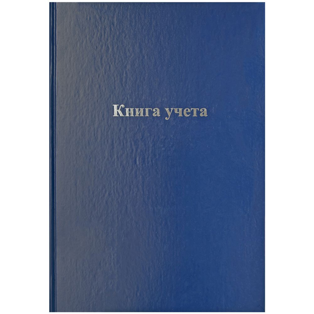 Книга учёта А4, 96л., линия, обл. бумвинил, блок офсет, Спейс