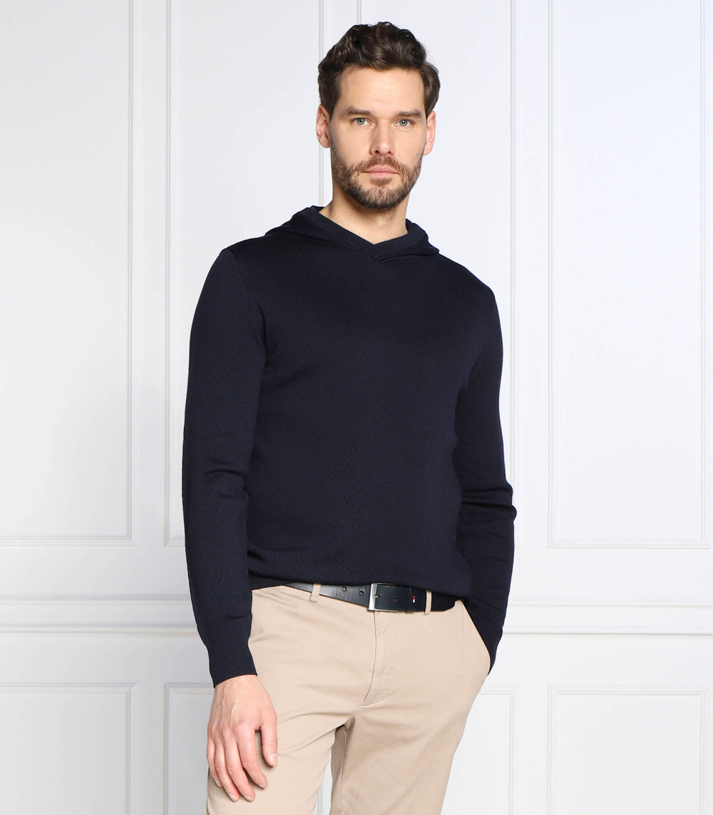 хлопчатобумажные тощи Emporio Armani - темно-синий(6L1MXP 1MBUZ)