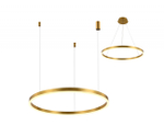 08212,36A(3000K) Подвес Тор латунь d40 h150 Led 24W (3000K) 2 типа крепления. ТМ Kink Light