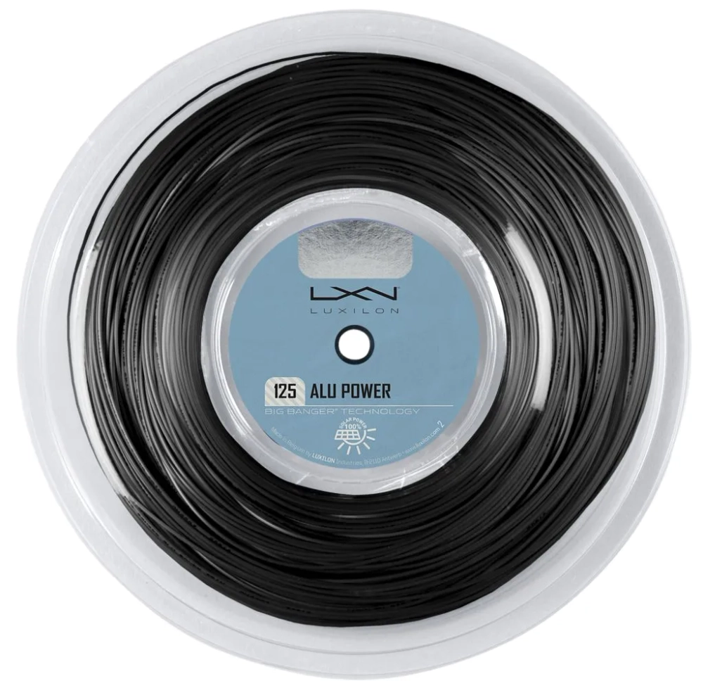 Струны теннисные Luxilon Big Banger Alu Power Black 125 (200 m)