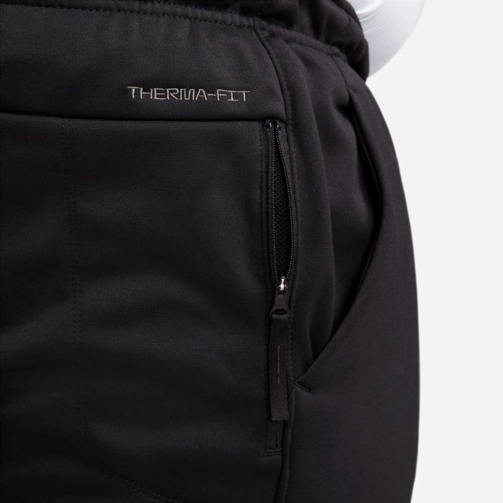Мужские теннисные штаны Nike Therma Fit Pant - черный