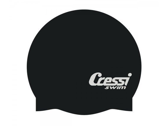 Шапочка Cressi CAP силиконовая, цвета в ассортименте (черный, фиолетовый, белый) (синяя)